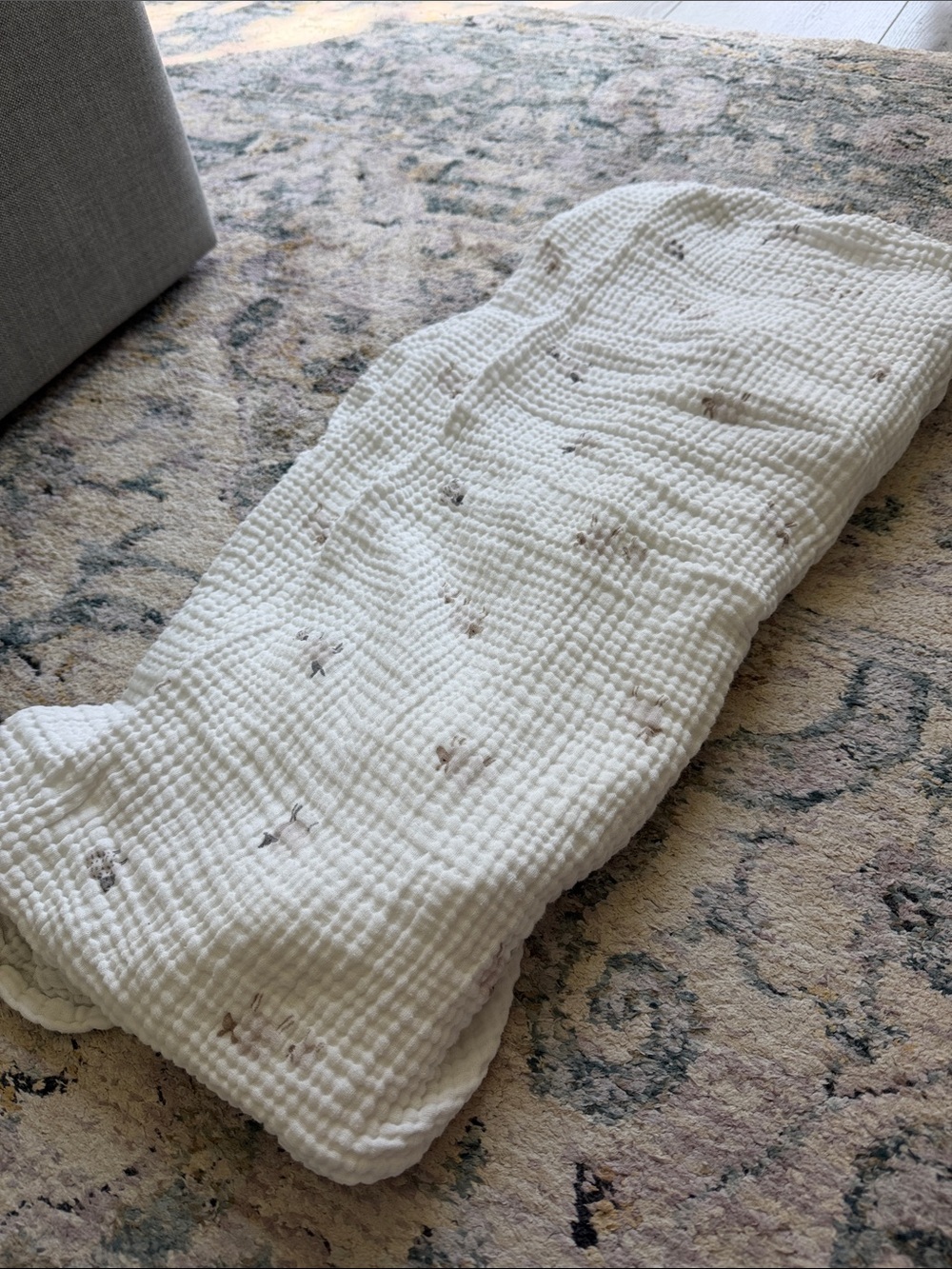 Pottery barn kids 100% organic cotton crib sheet
